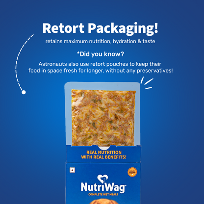 NutriWag Complete Wet Meals With Chicken, Rice & Spinach For Dog
