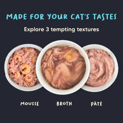 Meowsi Tuna & Shrimp in Broth Wet Cat Food Grain-Free 80g
