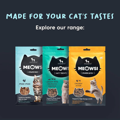 Meowsi by HUFT Mahi Mahi Fish Crunchies Cat Treats - 35 g