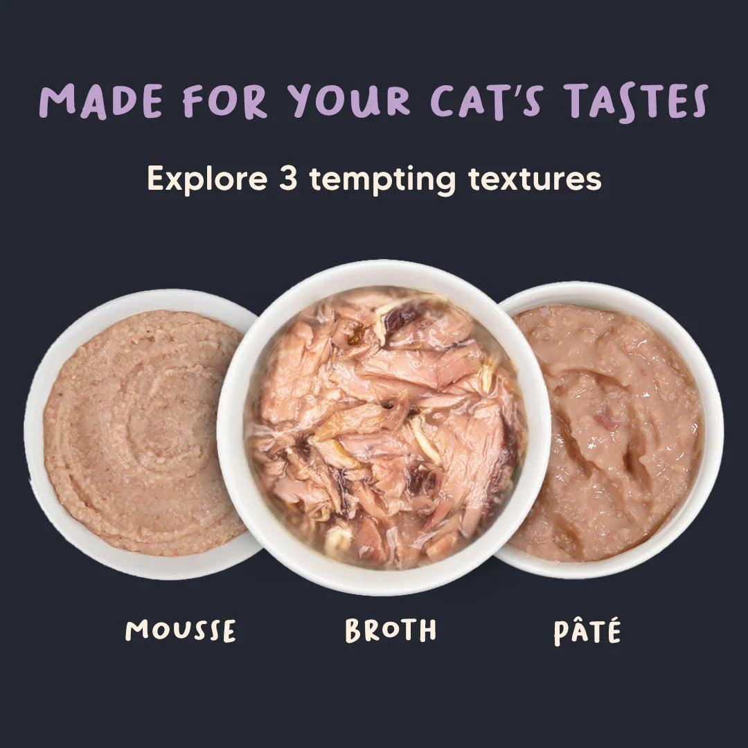 Meowsi Tuna & Chicken in Broth Wet Cat Food Grain-Free 80g
