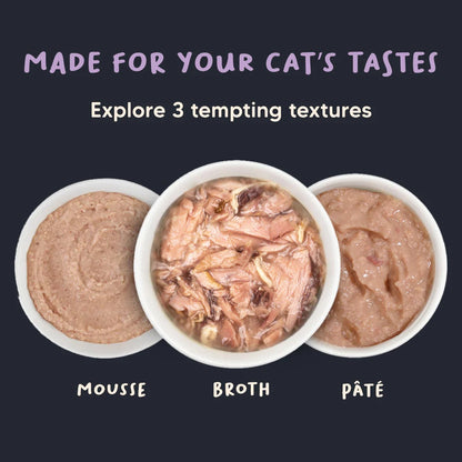 Meowsi Tuna & Chicken in Broth Wet Cat Food Grain-Free 80g