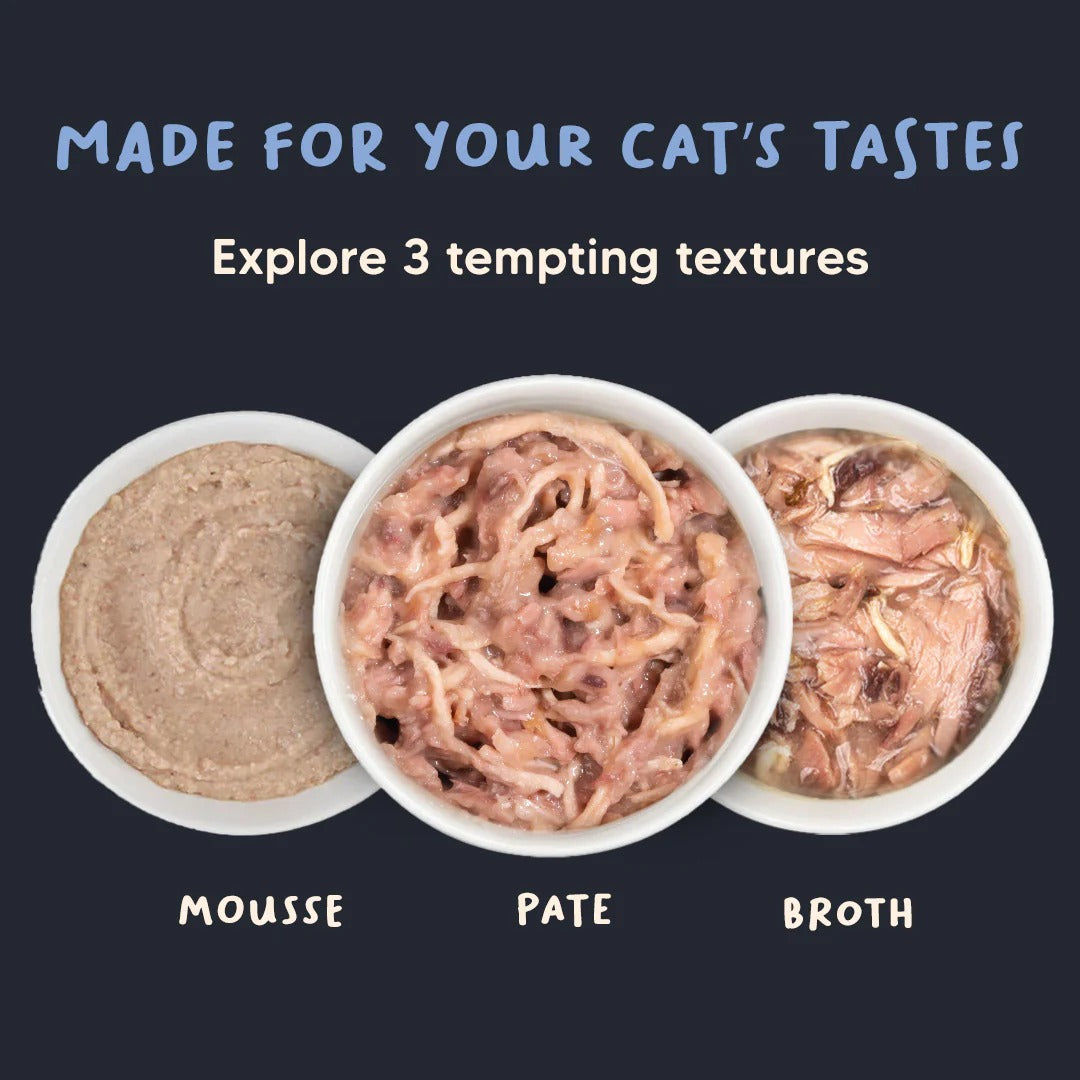 Meowsi Tuna & Chicken Pâté Wet Cat Food Grain-Free 80g