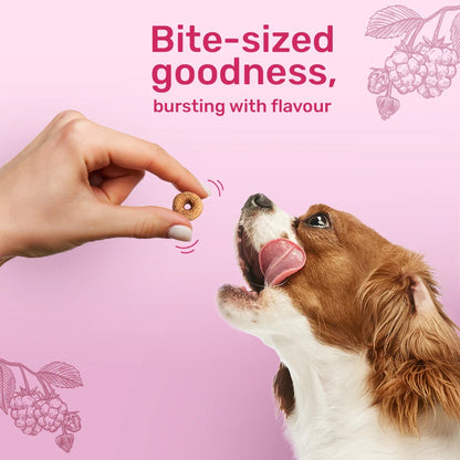 HUFT Berry Bites - Chicken & Raspberries Treats For Dogs - 140 g