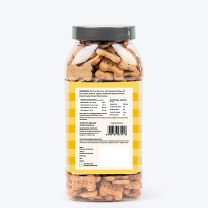 HUFT Yummy In My Tummy Banana & Oats Gluten-Free Biscuits