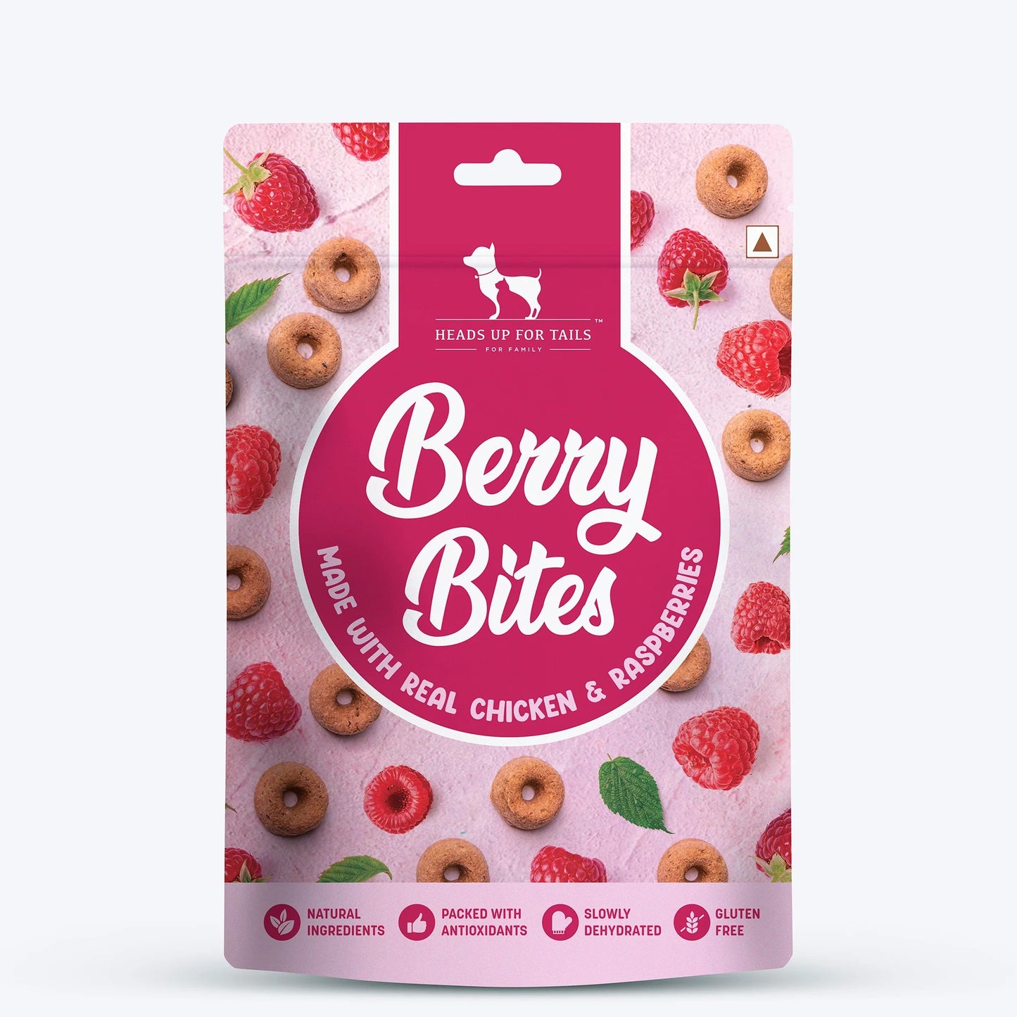 HUFT Berry Bites - Chicken & Raspberries Treats For Dogs - 140 g