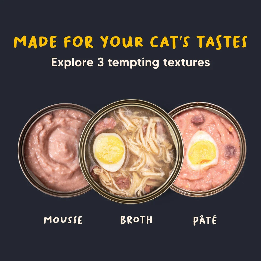 Meowsi Chicken Breast & Quail Egg in Broth Cat Food 80g