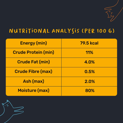 Meowsi Chicken Breast Mousse Wet Cat Food Grain-Free 80g
