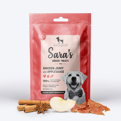 Sara's Chicken with Applesauce Dog Treats High-Protein 70g