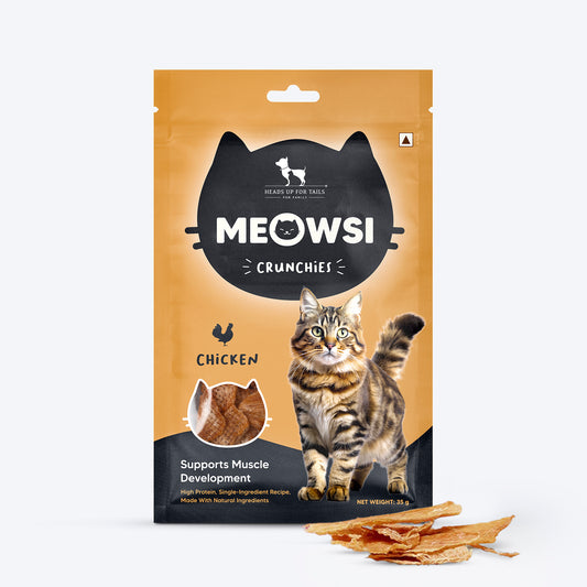 Meowsi by HUFT Cat Treats - Chicken Crunchies - 35 g