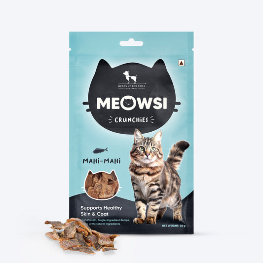 Meowsi by HUFT Mahi Mahi Fish Crunchies Cat Treats - 35 g