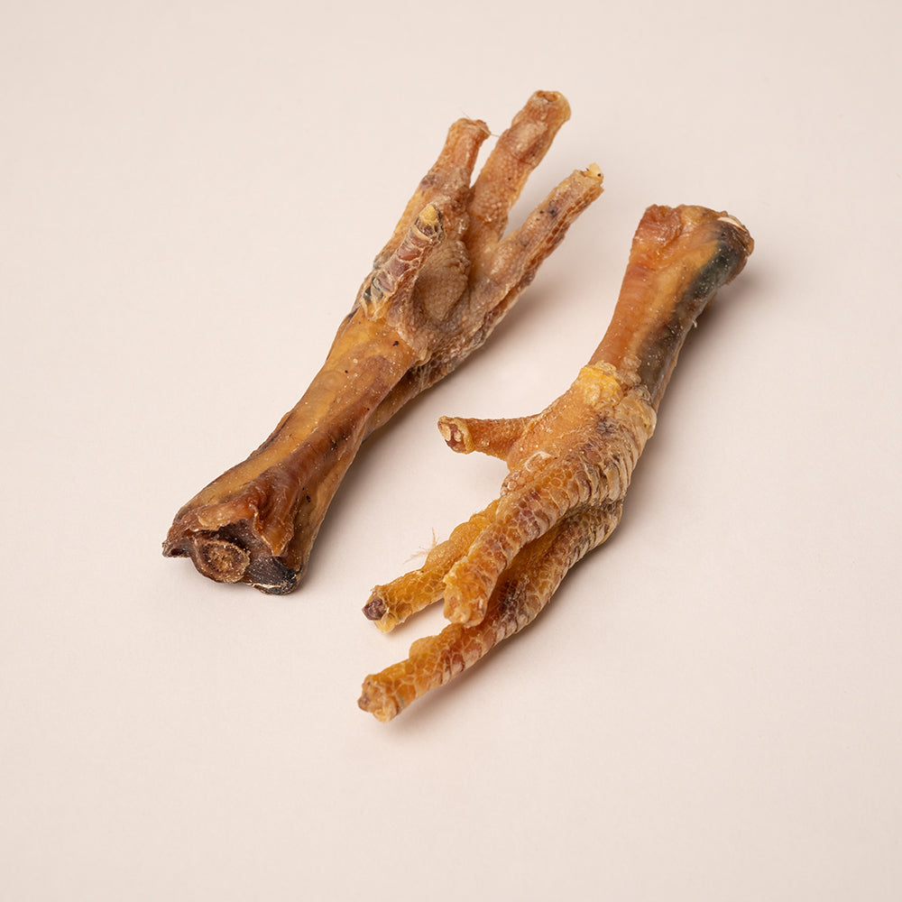 HUFT Natural Chews - Dehydrated Chicken Feet - 80 g - 8 Pcs