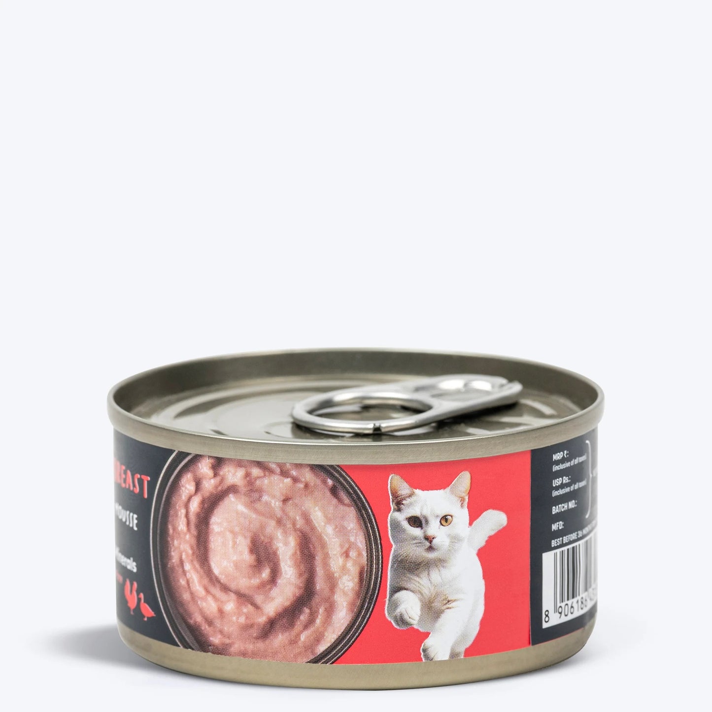 Meowsi Chicken Breast & Duck Mousse Canned Wet Cat Food 80g