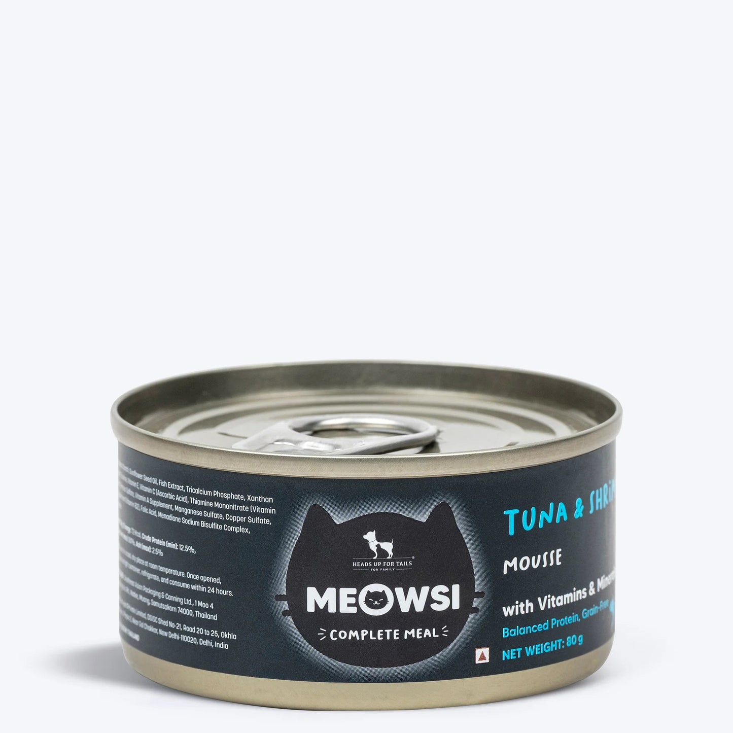 Meowsi Tuna & Shrimp Mousse Canned Wet Cat Food 80g