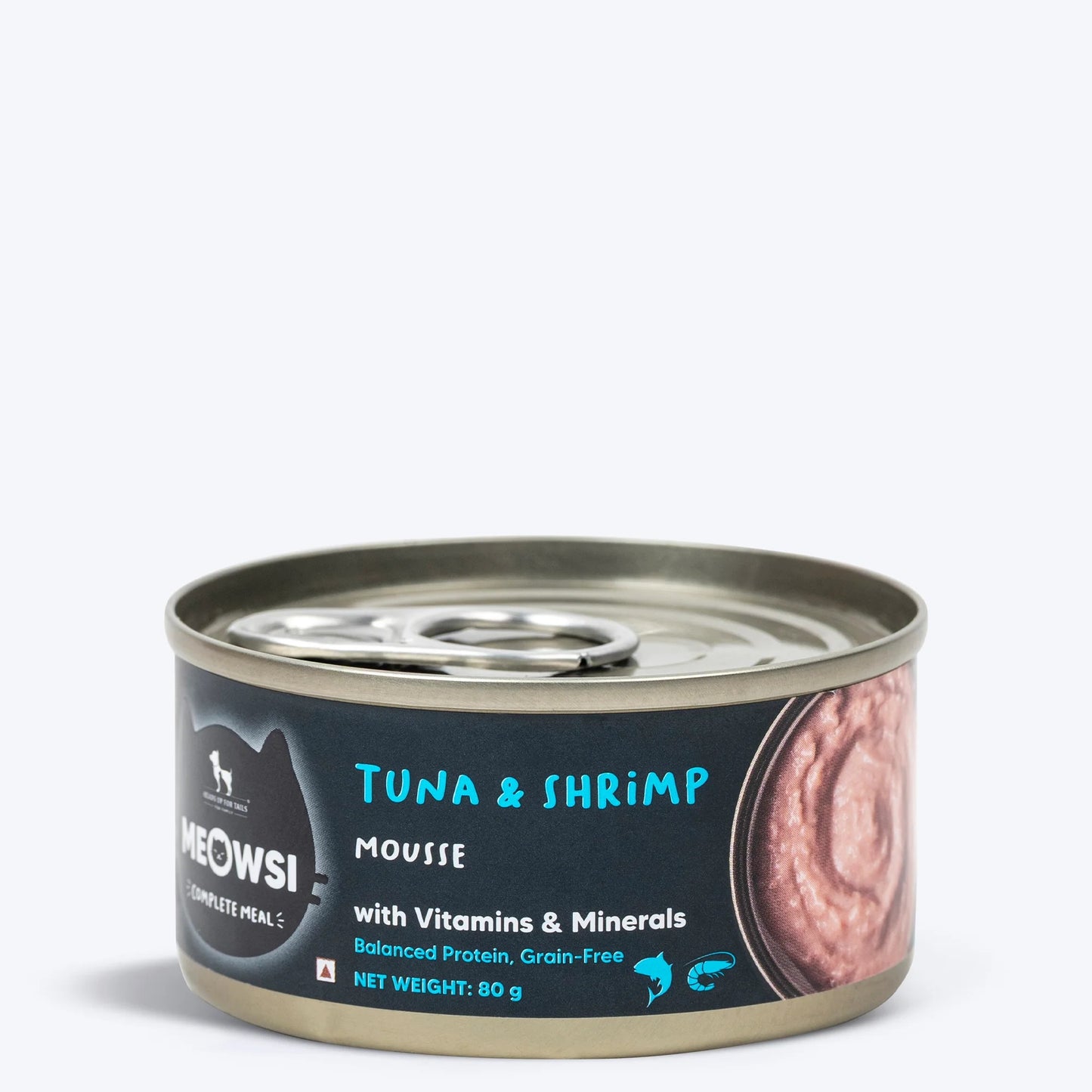 Meowsi Tuna & Shrimp Mousse Canned Wet Cat Food 80g