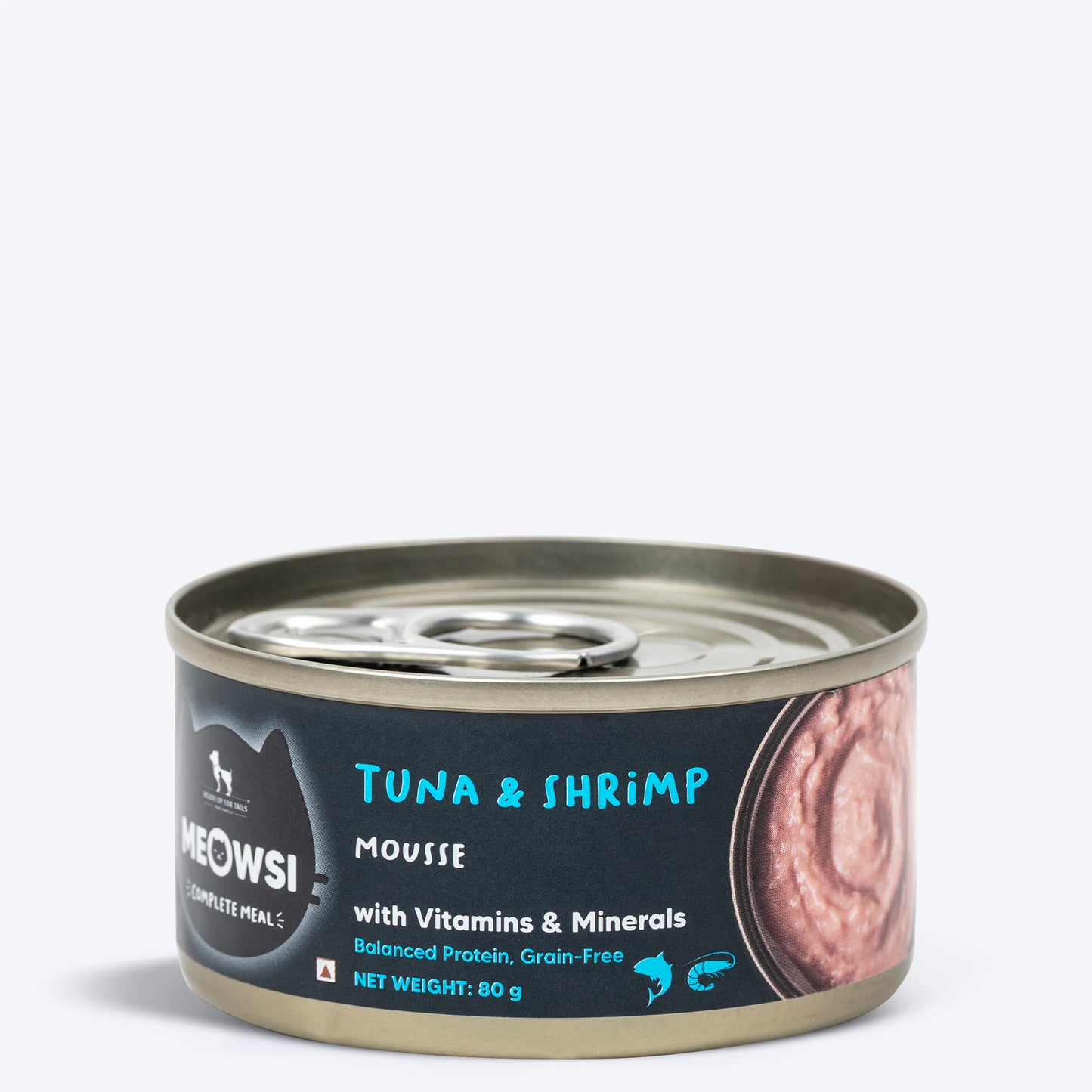 Meowsi Tuna & Shrimp Mousse Canned Wet Cat Food 80g