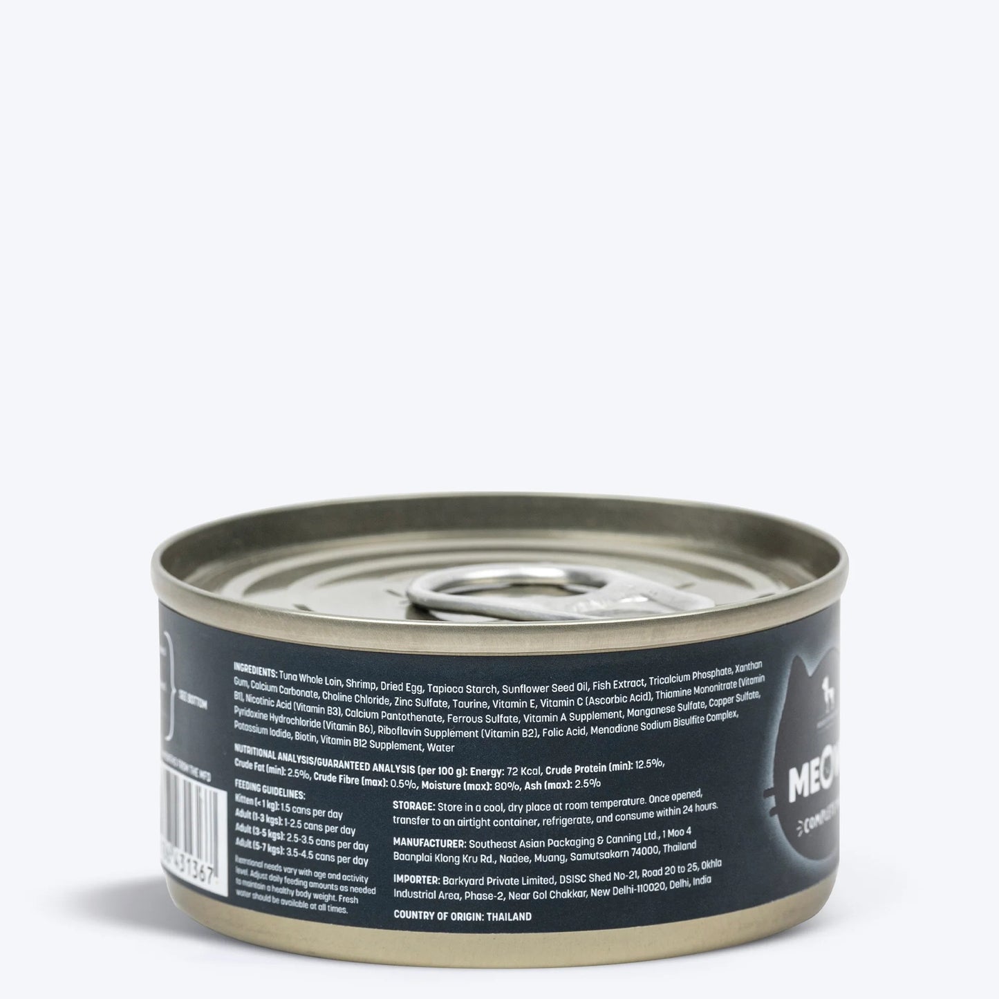 Meowsi Tuna & Shrimp Mousse Canned Wet Cat Food 80g