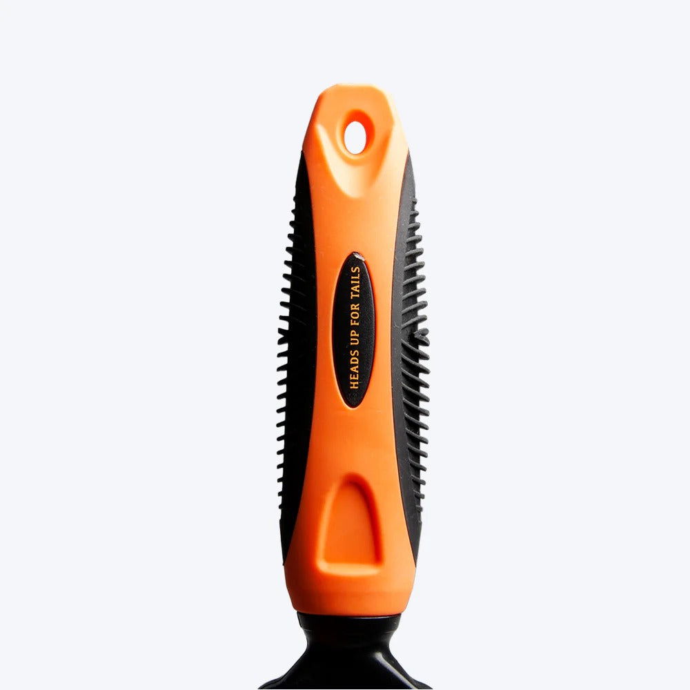 HUFT Deshedder with Rake for Dogs - Orange - S
