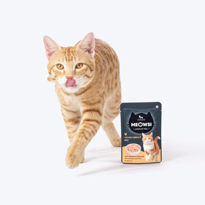 Meowsi Chicken Breast Pate Wet Cat Food Grain-Free 80g