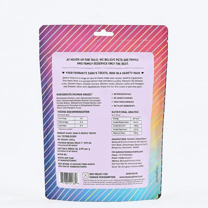 Sara's Doggie Treats Pawsome Party Pack Human-Grade 200g