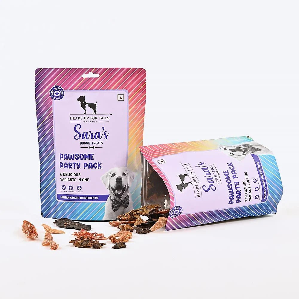 Sara's Doggie Treats Pawsome Party Pack Human-Grade 200g