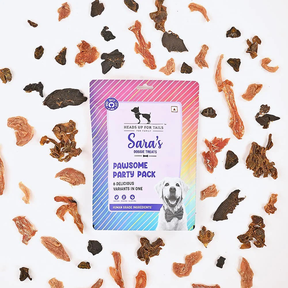 Sara's Doggie Treats Pawsome Party Pack Human-Grade 200g