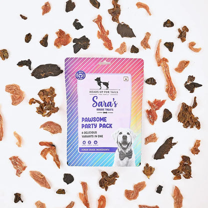 Sara's Doggie Treats Pawsome Party Pack Human-Grade 200g