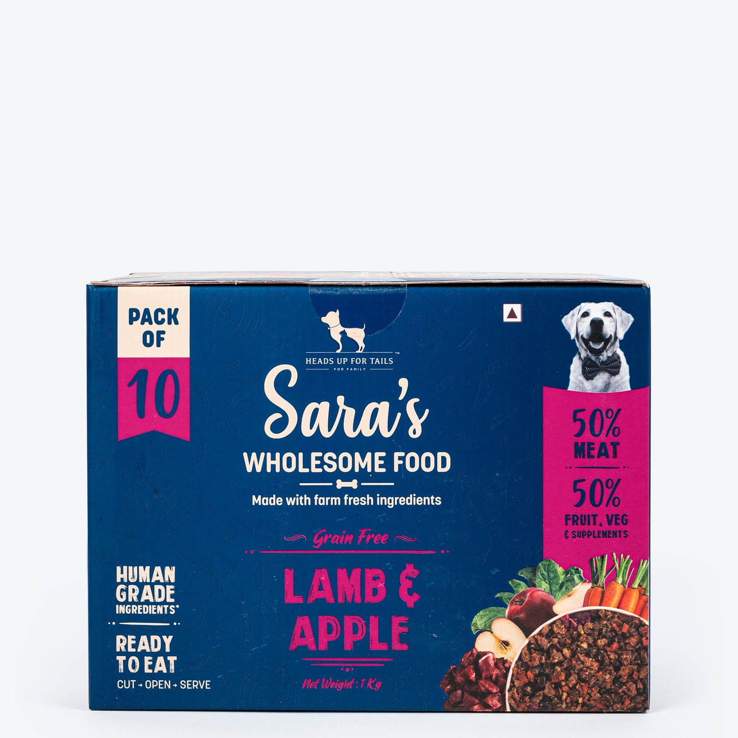 Sara's Wholesome Grain-Free Lamb & Apple Dog Food