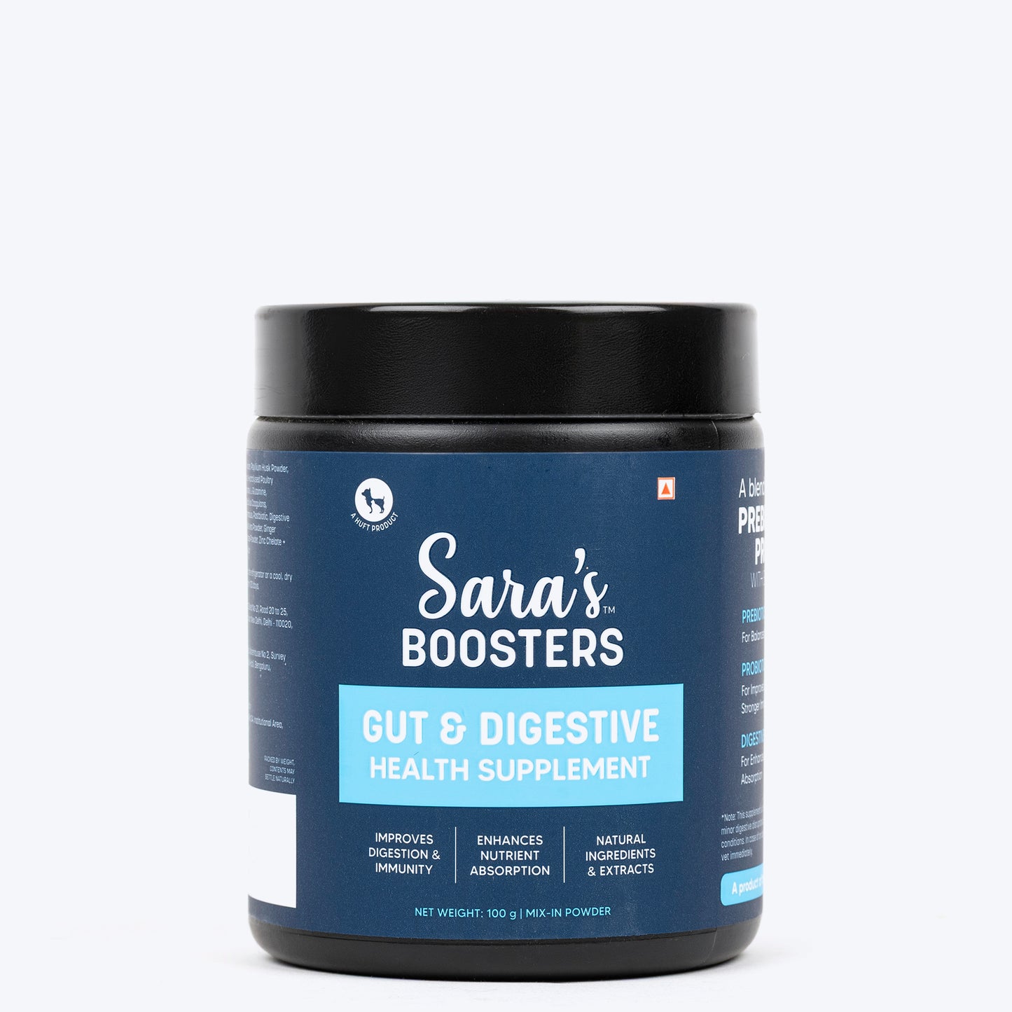 Sara's Boosters Gut & Digestive Health Supplement For Dogs - 100 g