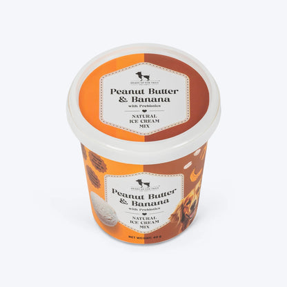 HUFT Ice Cream Peanut Butter & Banana With Prebiotics Mix Treat For Dog - 40 gm