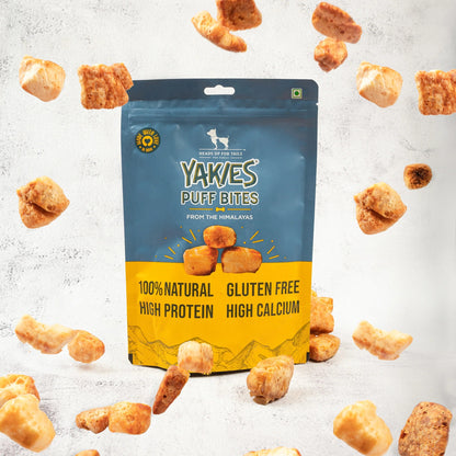 HUFT Yakies Puff Bites 100% Natural Gluten Free Dog Treats - 70 gm