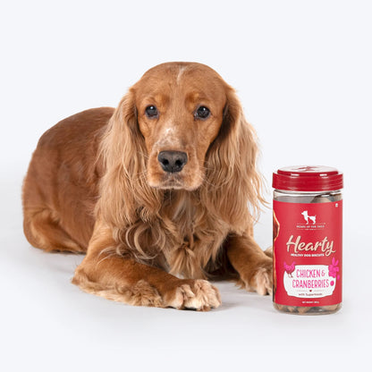 Hearty Dog Biscuits Chicken & Cranberries Grain-Free - 320 g