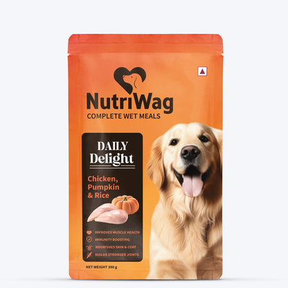 NutriWag Complete Wet Meals With Chicken, Rice & Pumpkin For Dog