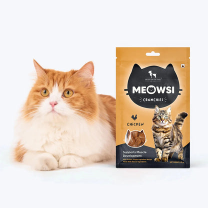 Meowsi by HUFT Cat Treats - Chicken Crunchies - 35 g
