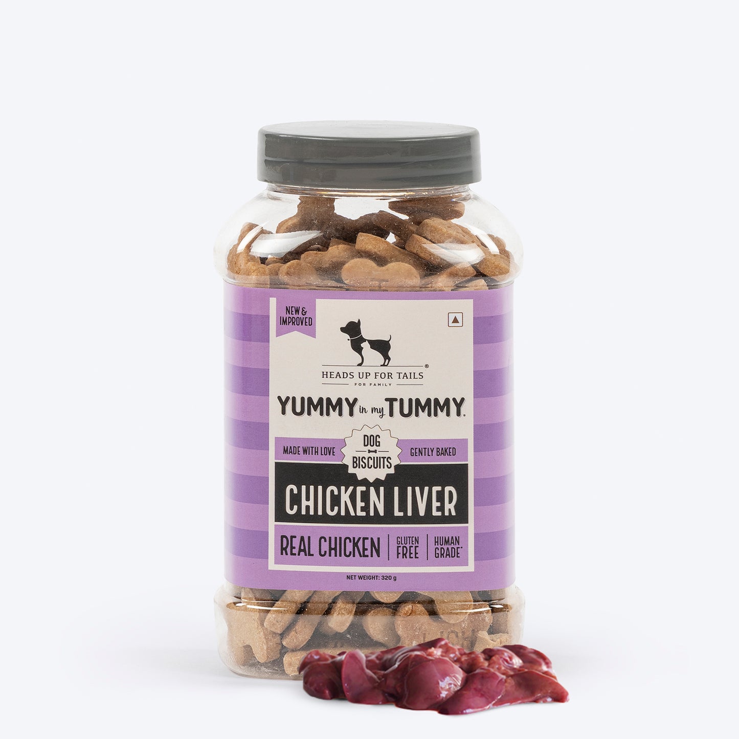 HUFT Yummy In My Tummy Chicken Liver Gluten-Free Biscuits