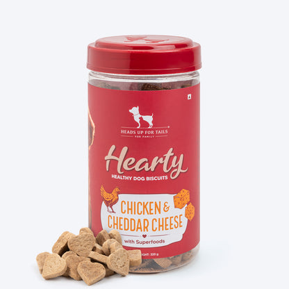 Hearty Chicken & Cheddar Cheese Dog Biscuits Gluten-Free - 320 g