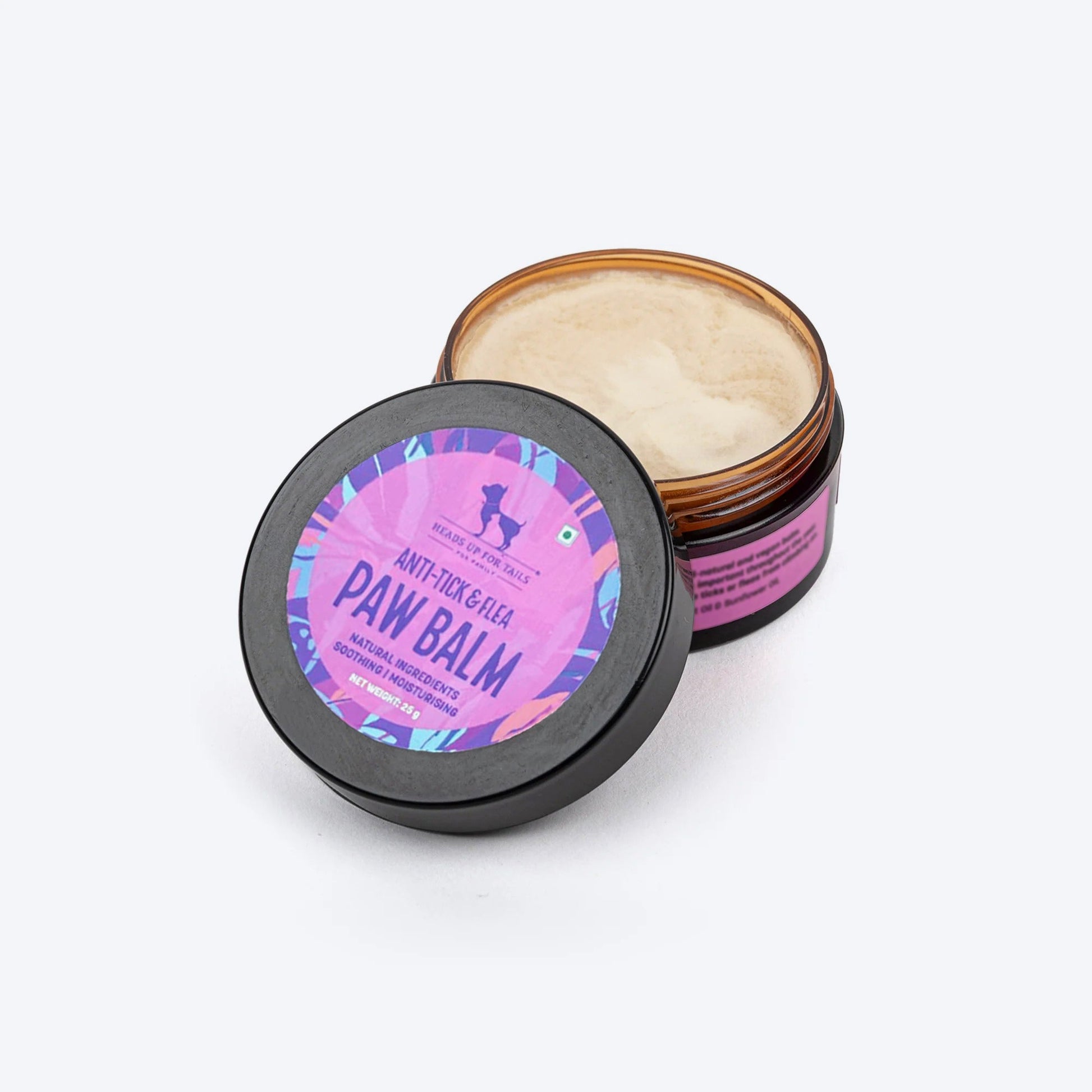 HUFT Organic Anti-Tick & Flea Paw Balm For Dogs - 25 g - Heads Up For Tails