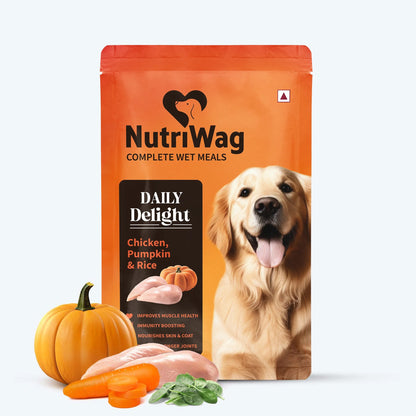 NutriWag Complete Wet Meals With Chicken, Rice & Pumpkin For Dog