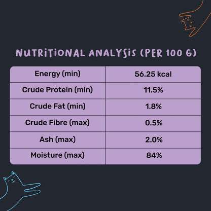 Meowsi Tuna & Chicken in Broth Wet Cat Food Grain-Free 80g