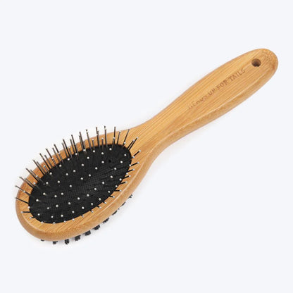 HUFT Bamboo Double Sided Brush For Dogs