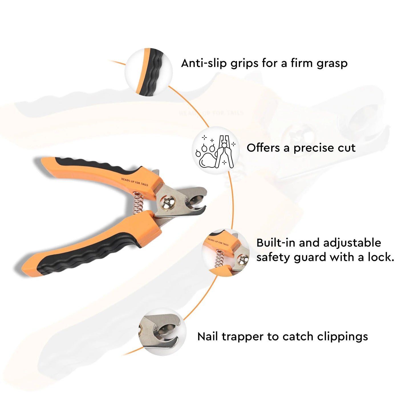 HUFT Nail Cutter for Dogs with Safety Guard