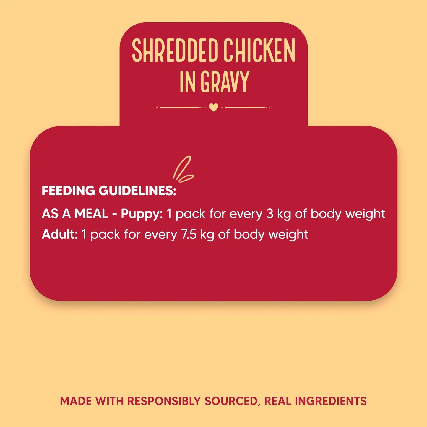 Hearty Shredded Chicken & Pumpkin in Gravy Wet Dog Food 70g
