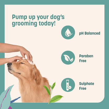 HUFT Waterless Cleansing & No Rinse Dry Shampoo For Dogs - 140 ml - Heads Up For Tails