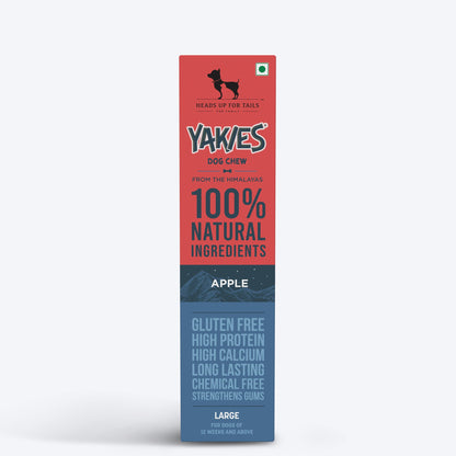 HUFT Yakies Vegetarian Natural Chew Bone - Apple - Heads Up For Tails