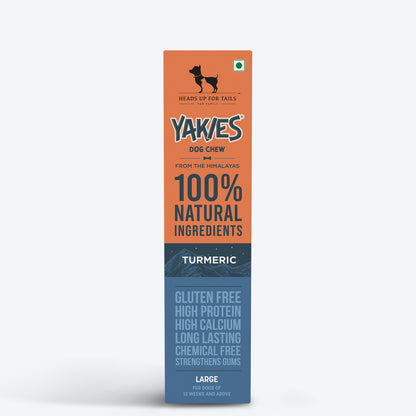 HUFT Yakies Vegetarian Natural Chew Bone - Turmeric