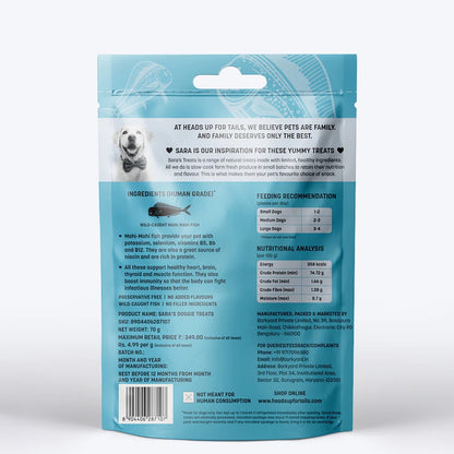 Sara's Mahi Mahi Fish Dog Treats Single-Ingredient 70g