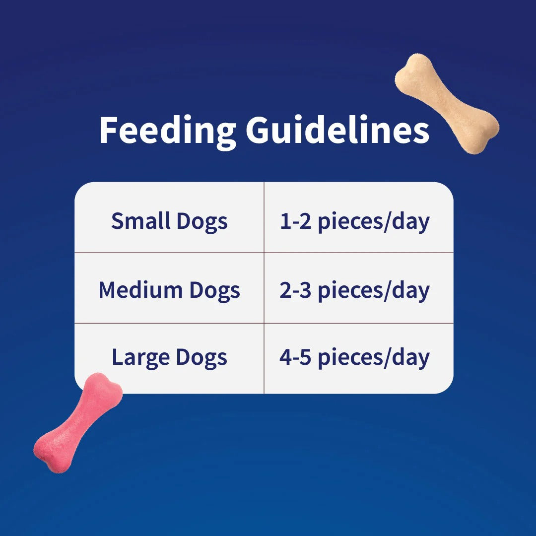 NutriWag Milk Calcium Chew Bones Treats For Dog