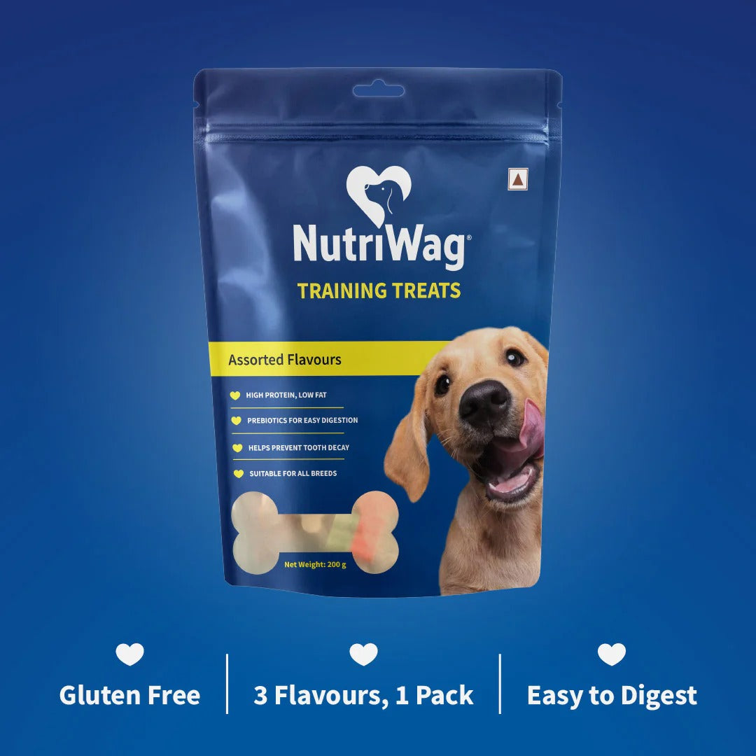 NutriWag Assorted Training Bites Treats For Dog - 200 gm