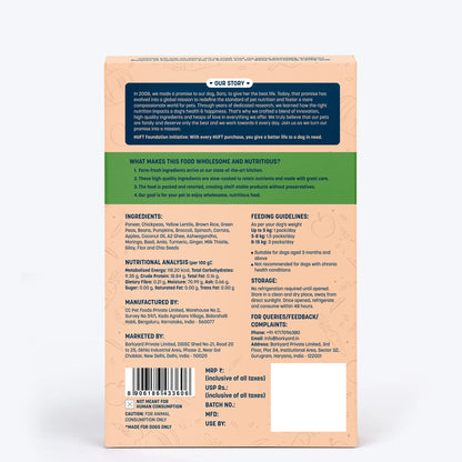 Sara's Wholesome Paneer & Veggies Vegetarian Dog Food