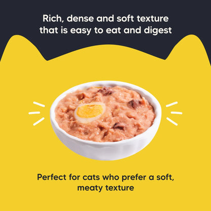 Meowsi Chicken Breast & Quail Egg Pate Wet Cat Food 80g