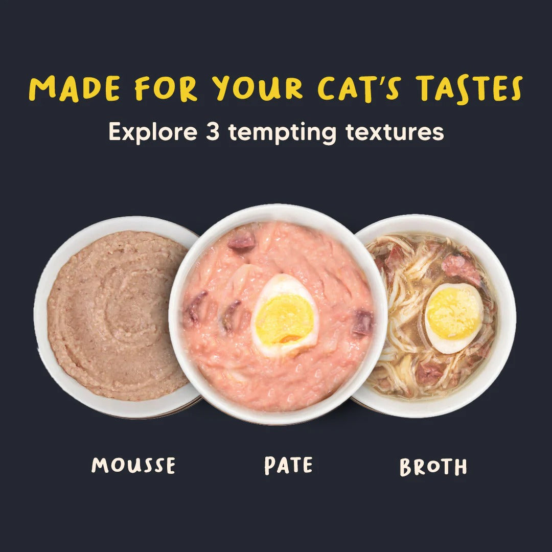 Meowsi Chicken Breast & Quail Egg Pate Wet Cat Food 80g